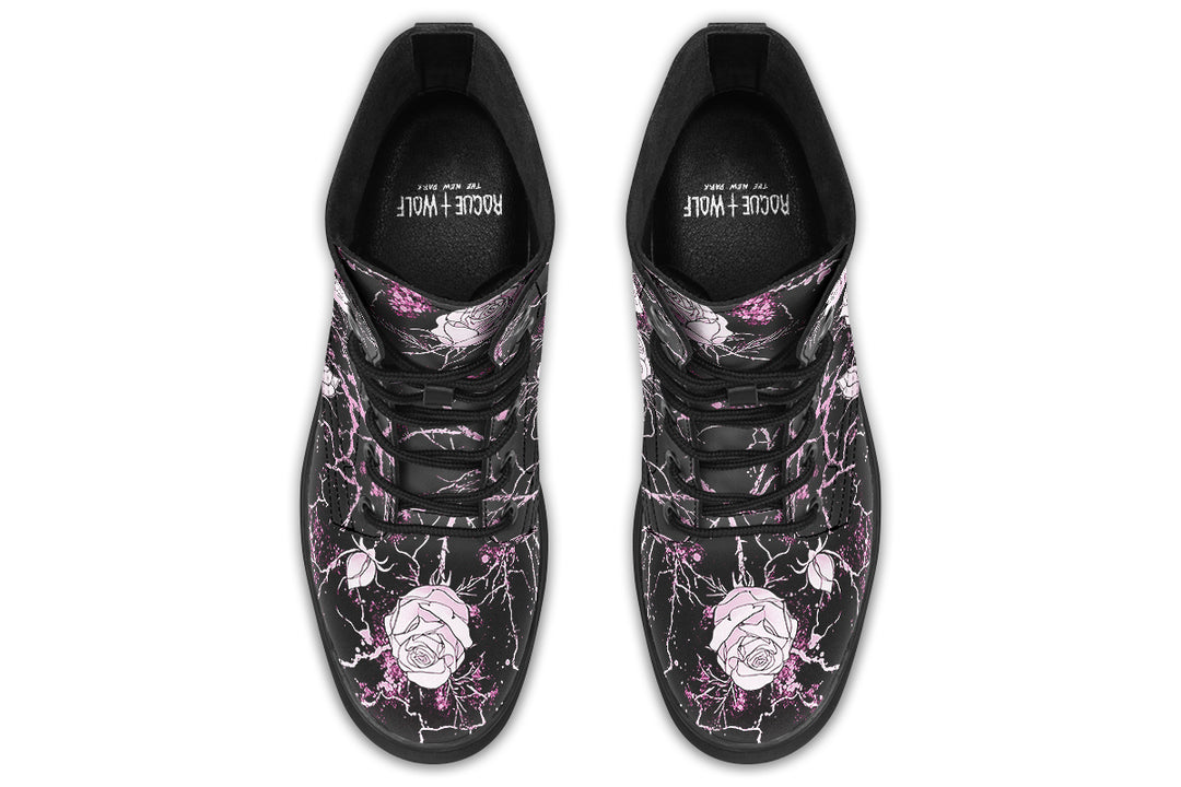 Amethyst Kintsugi Rose Boots