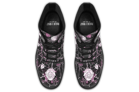 Amethyst Kintsugi Rose Boots