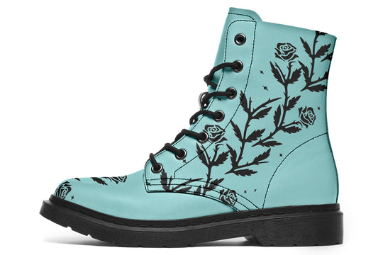 Aqua Black Widow Boots