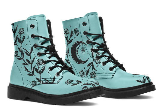 Aqua Black Widow Boots