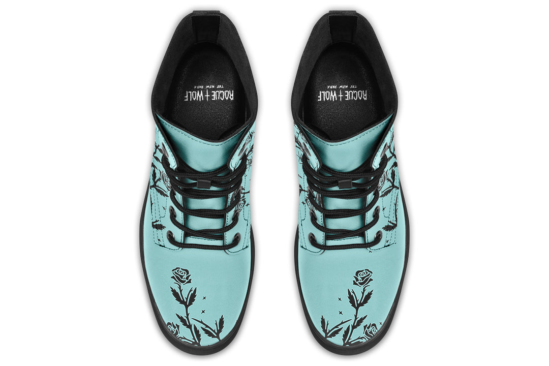 Aqua Black Widow Boots
