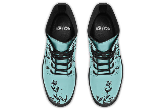 Aqua Black Widow Boots