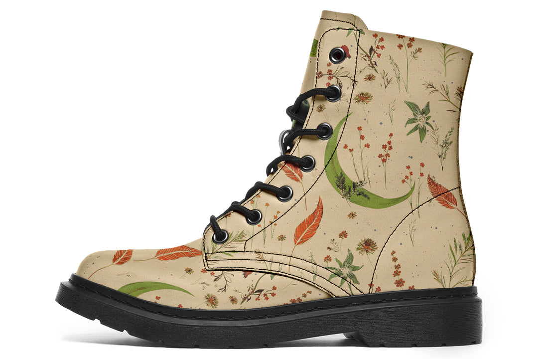 Beige Moonlit Botanica Boots