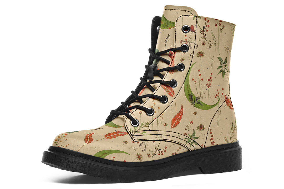 Beige Moonlit Botanica Boots