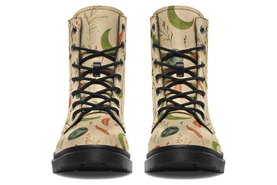 Beige Moonlit Botanica Boots