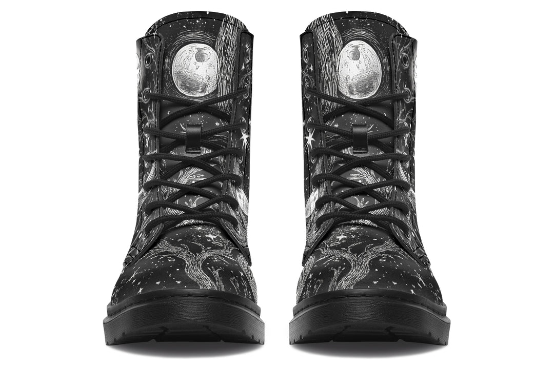 Black Waning Tree Boots