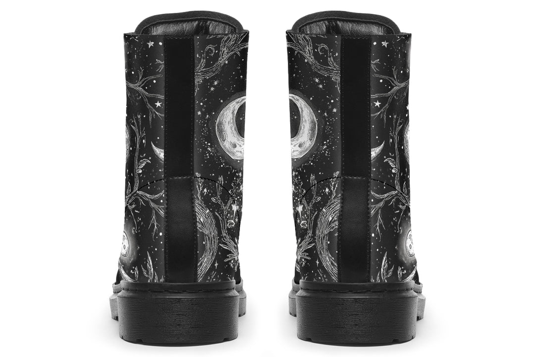 Black Waning Tree Boots