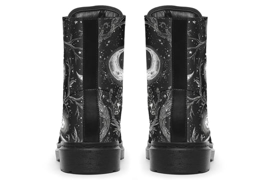Black Waning Tree Boots