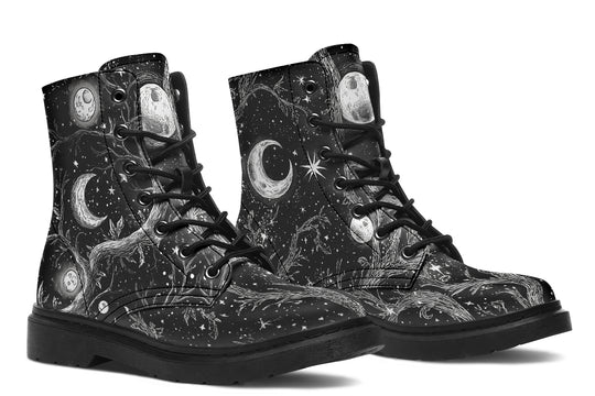 Black Waning Tree Boots