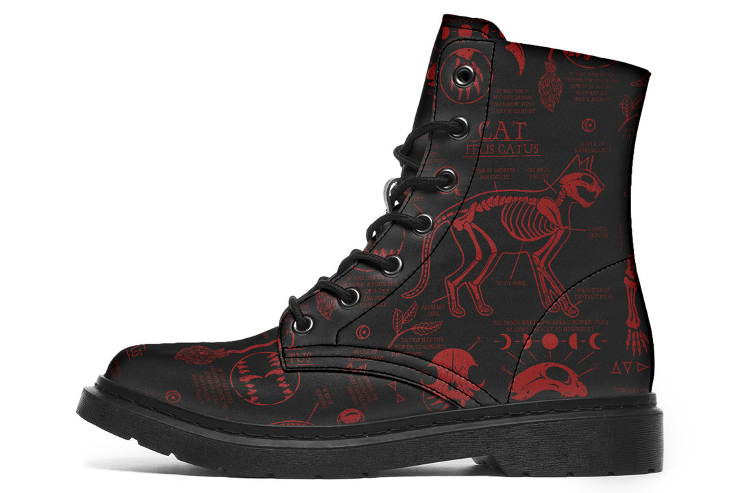 Blood Cat Study Boots
