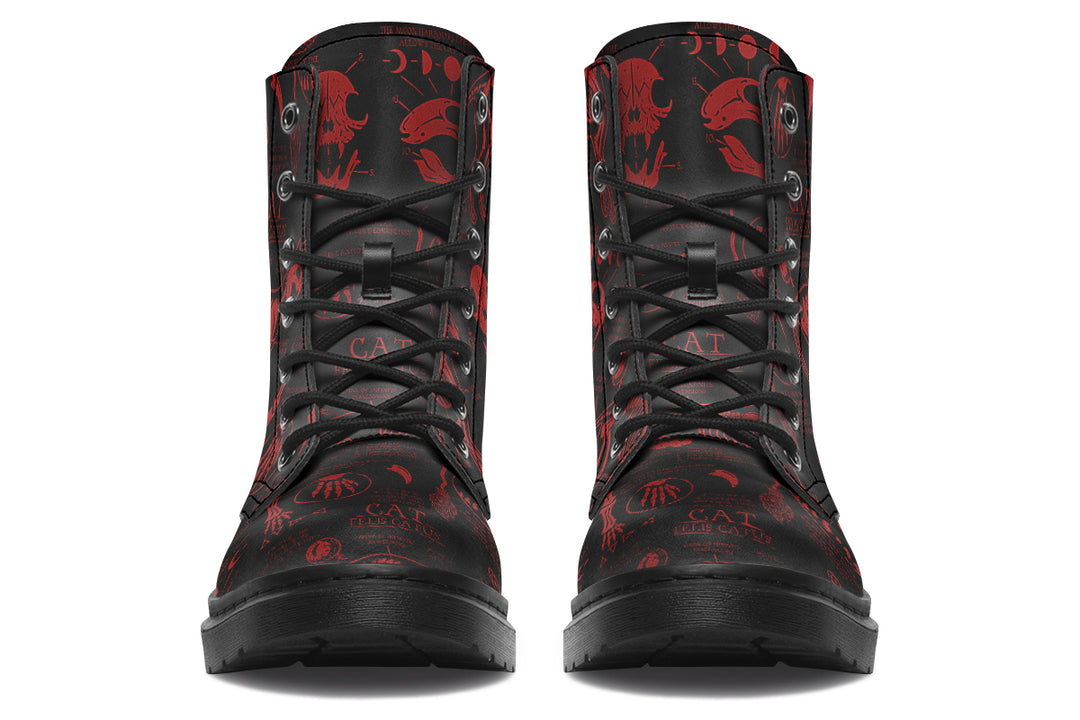 Blood Cat Study Boots