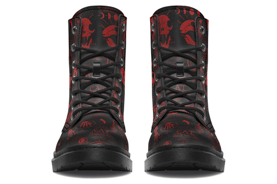 Blood Cat Study Boots