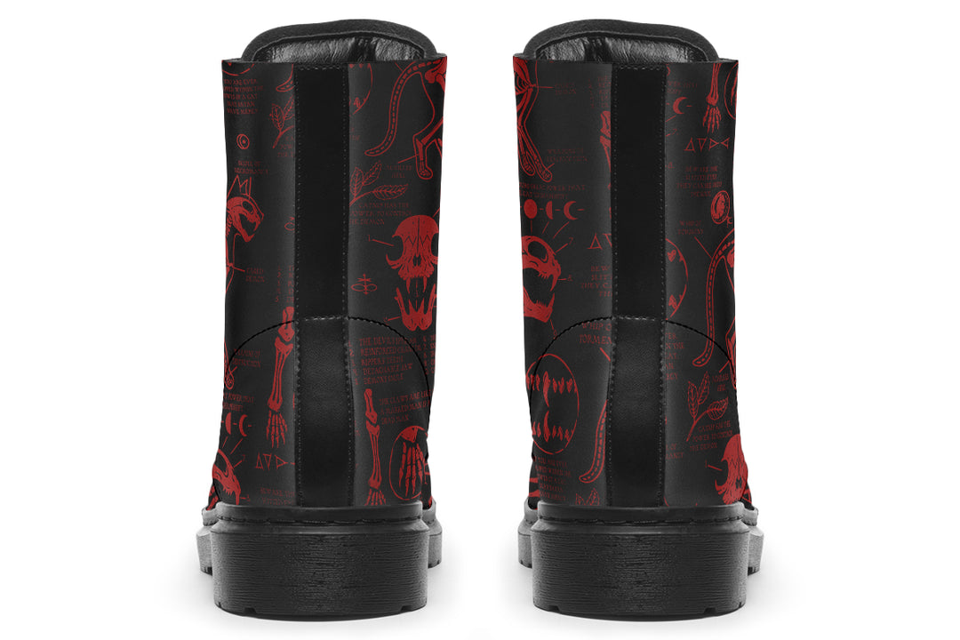 Blood Cat Study Boots