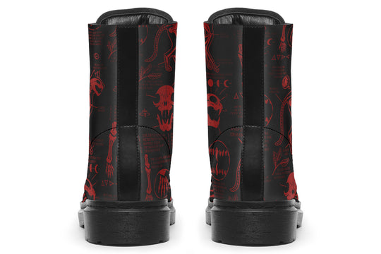 Blood Cat Study Boots