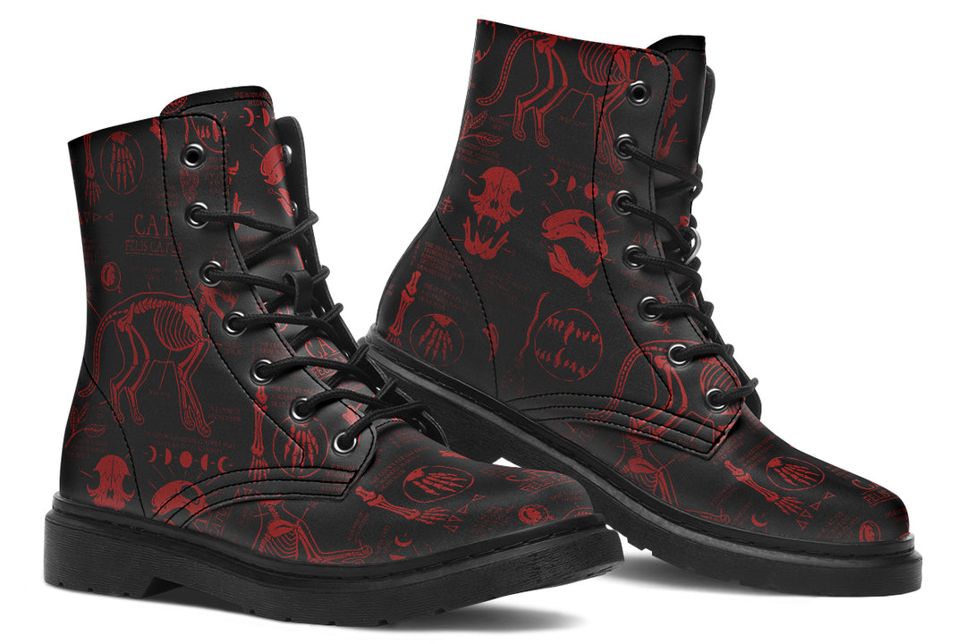 Blood Cat Study Boots