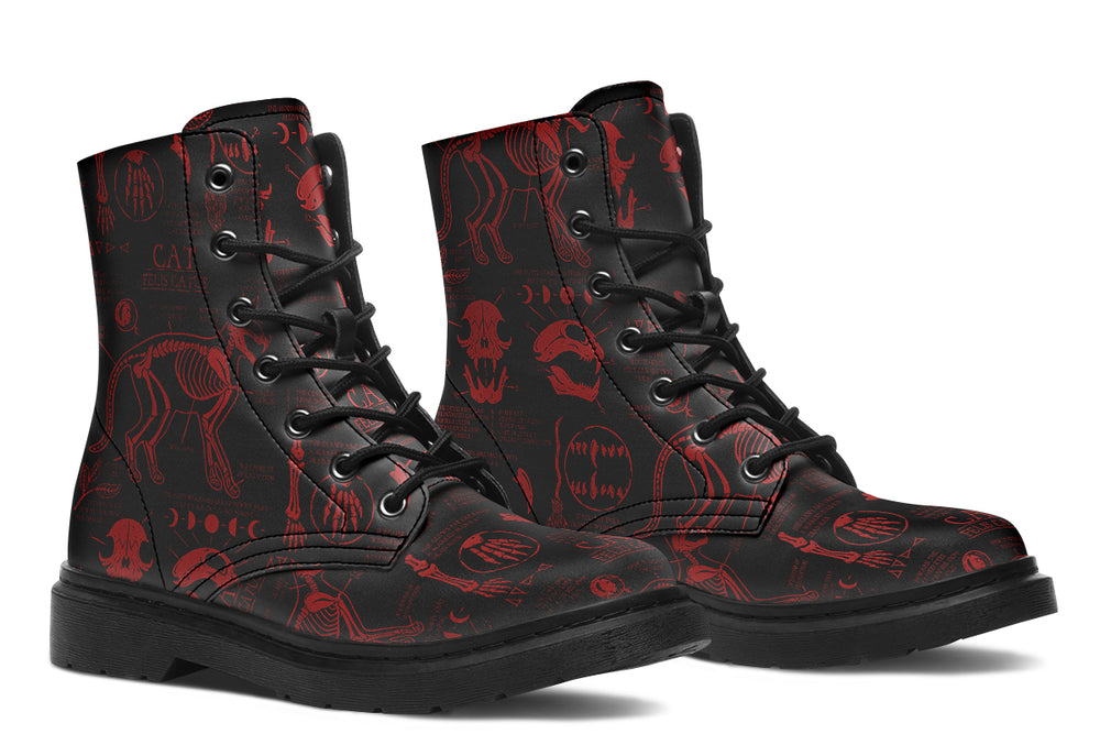 Blood Cat Study Boots