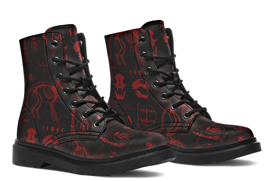 Blood Cat Study Boots