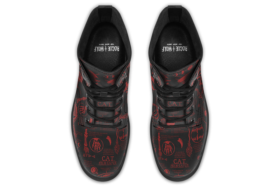 Blood Cat Study Boots