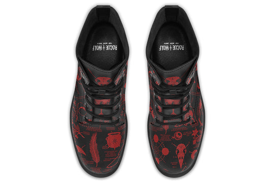 Blood Raven Study Boots