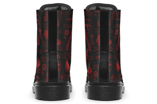 Blood Vampire Study Boots