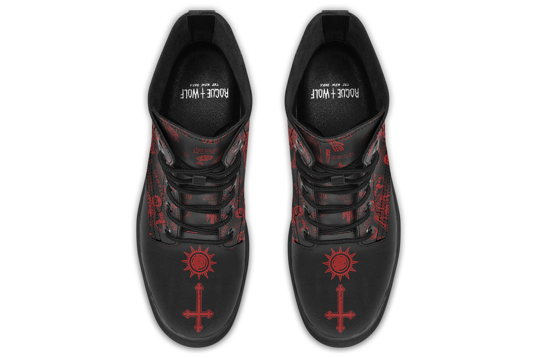 Blood Vampire Study Boots