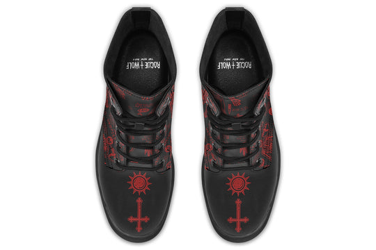 Blood Vampire Study Boots