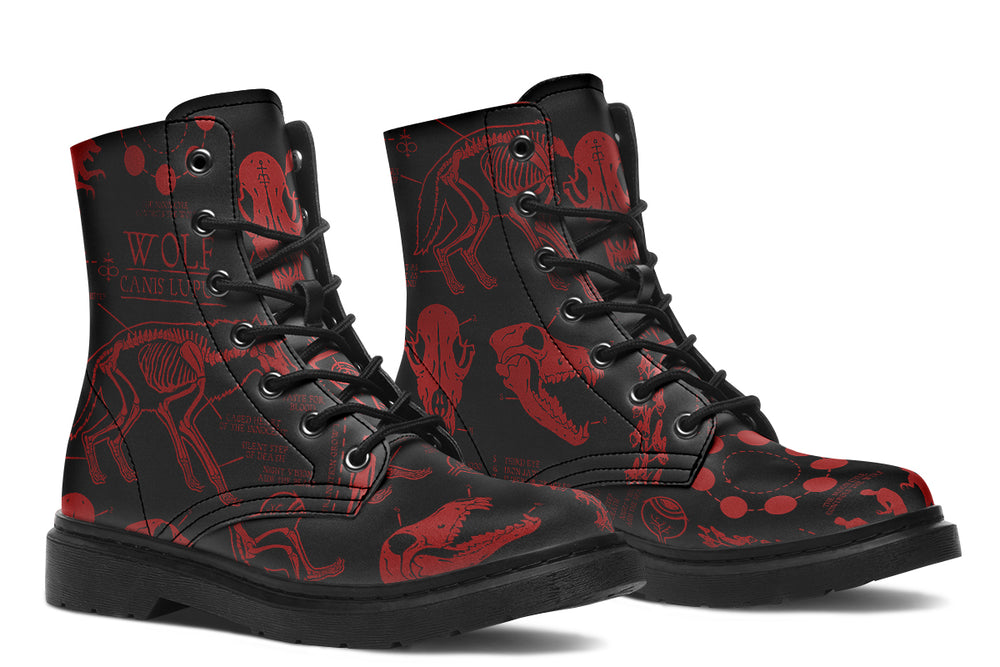 Blood Wolf Study Boots