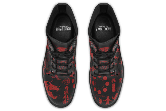 Blood Wolf Study Boots