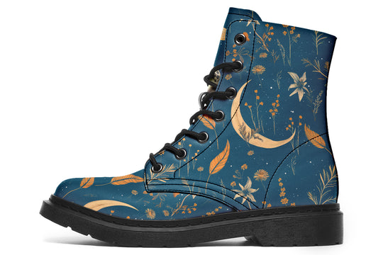 Blue Moonlit Botanica Boots