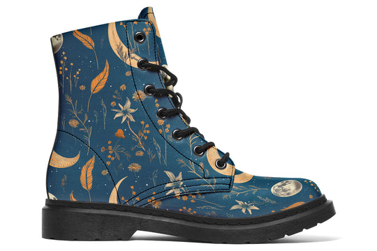 Blue Moonlit Botanica Boots