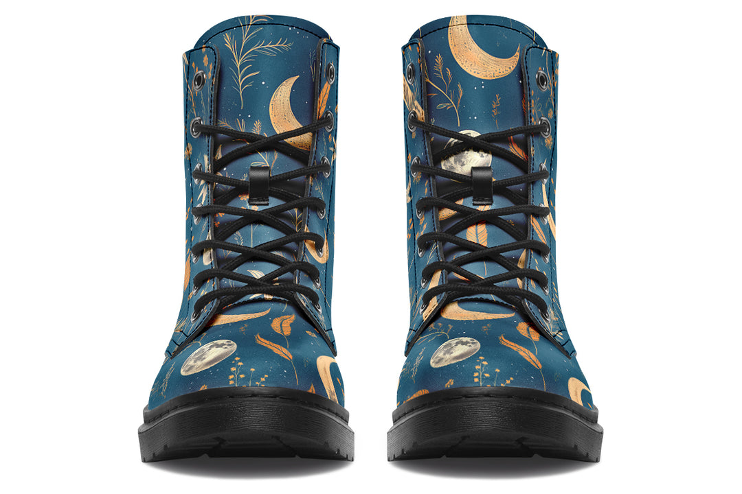 Blue Moonlit Botanica Boots