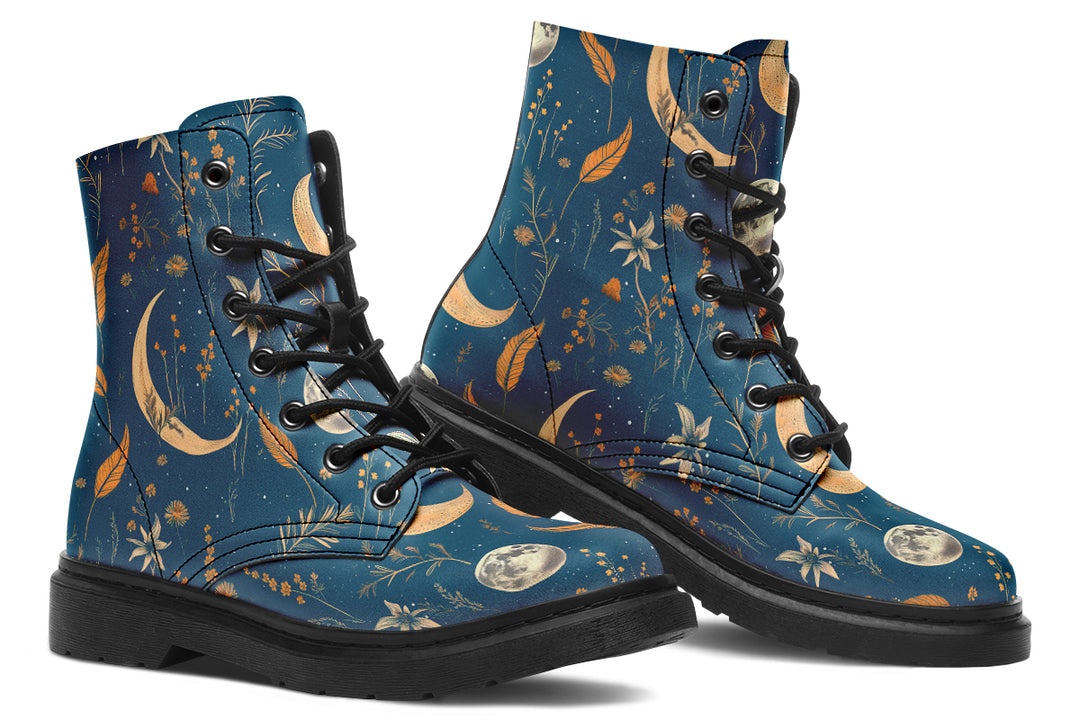 Blue Moonlit Botanica Boots