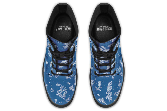 Blue Nightshade Boots