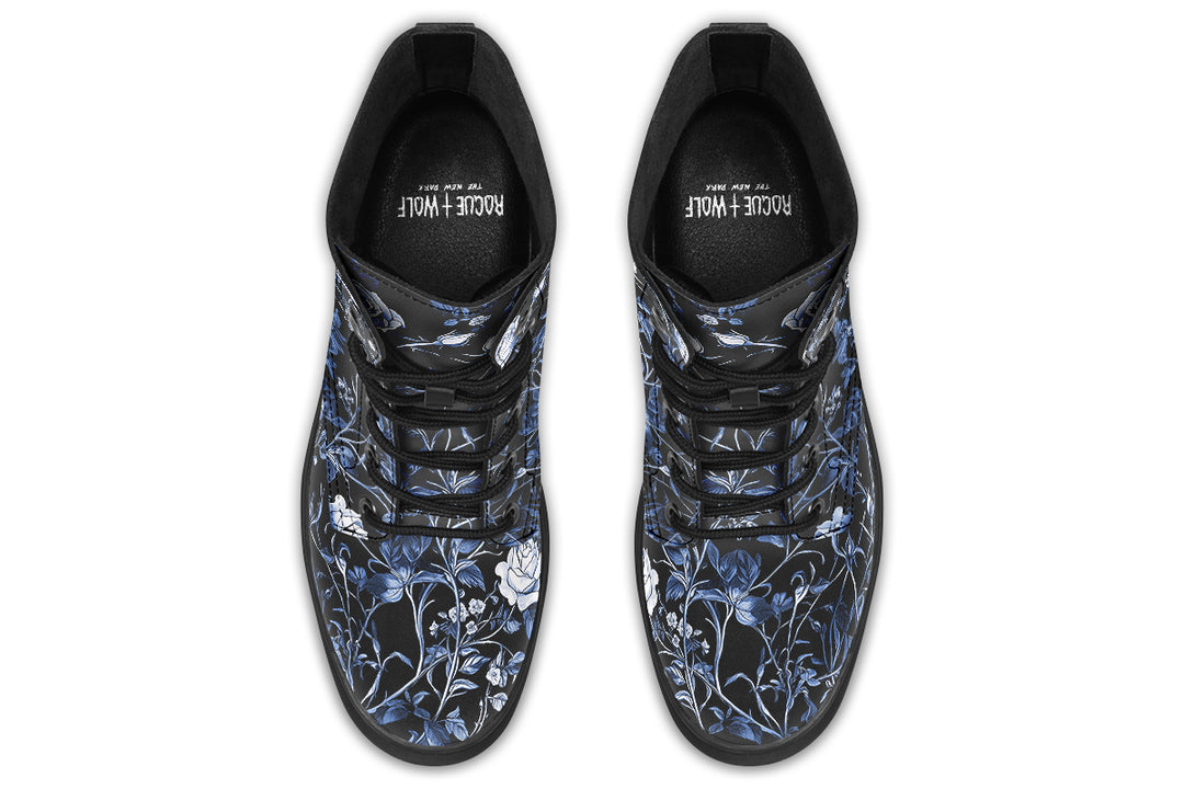 Blue Rose Romance Boots