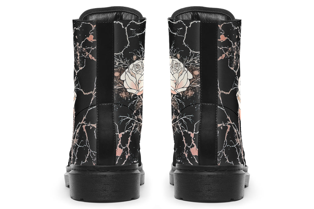 Blush Kintsugi Rose Boots