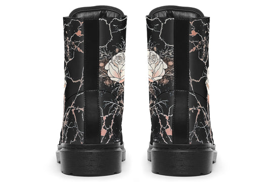 Blush Kintsugi Rose Boots