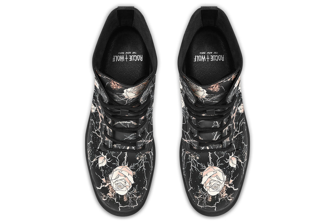 Blush Kintsugi Rose Boots