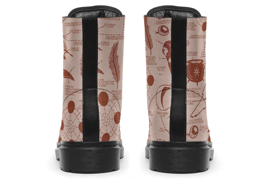 Blush Raven Study Boots