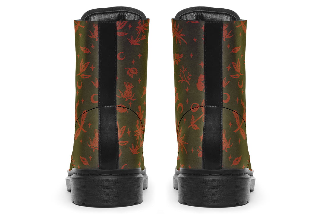 Bracken Green Witch Boots