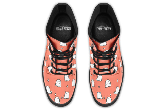 Coral Ghost Party Boots