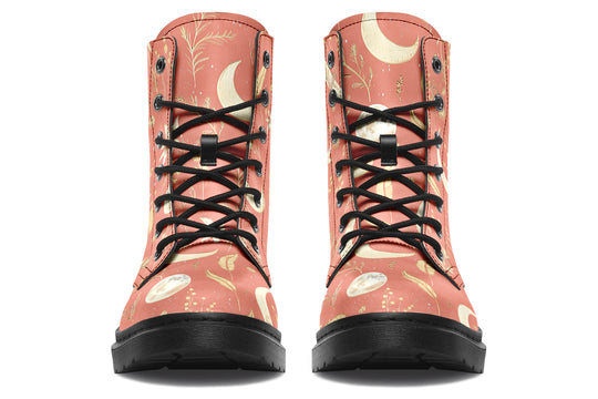 Coral Moonlit Botanica Boots