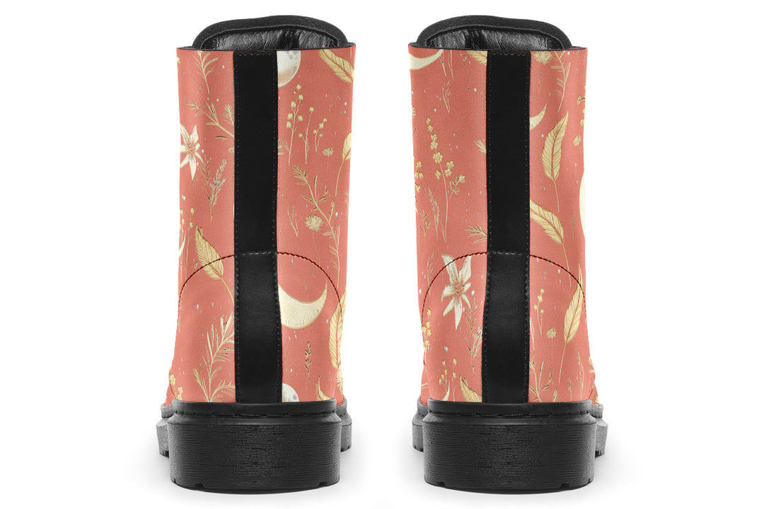 Coral Moonlit Botanica Boots