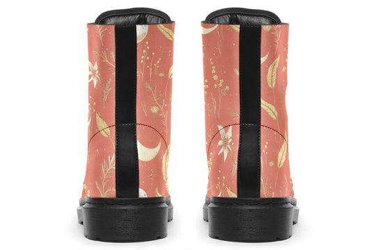 Coral Moonlit Botanica Boots