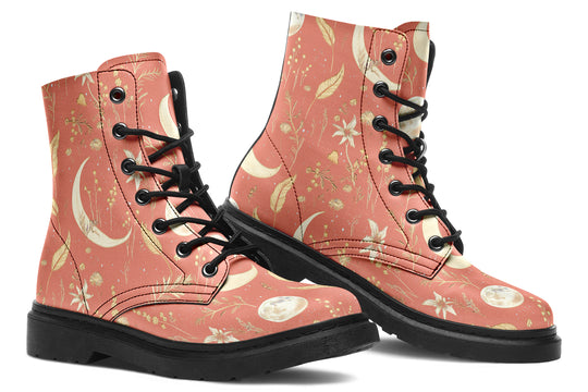 Coral Moonlit Botanica Boots