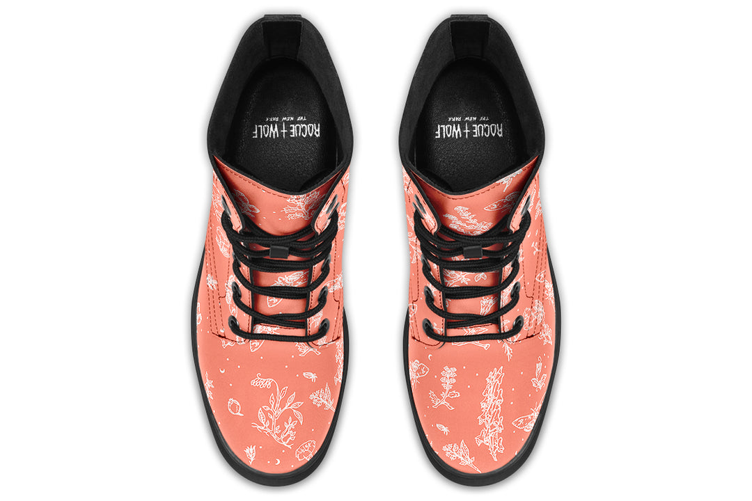 Coral Nightshade Boots