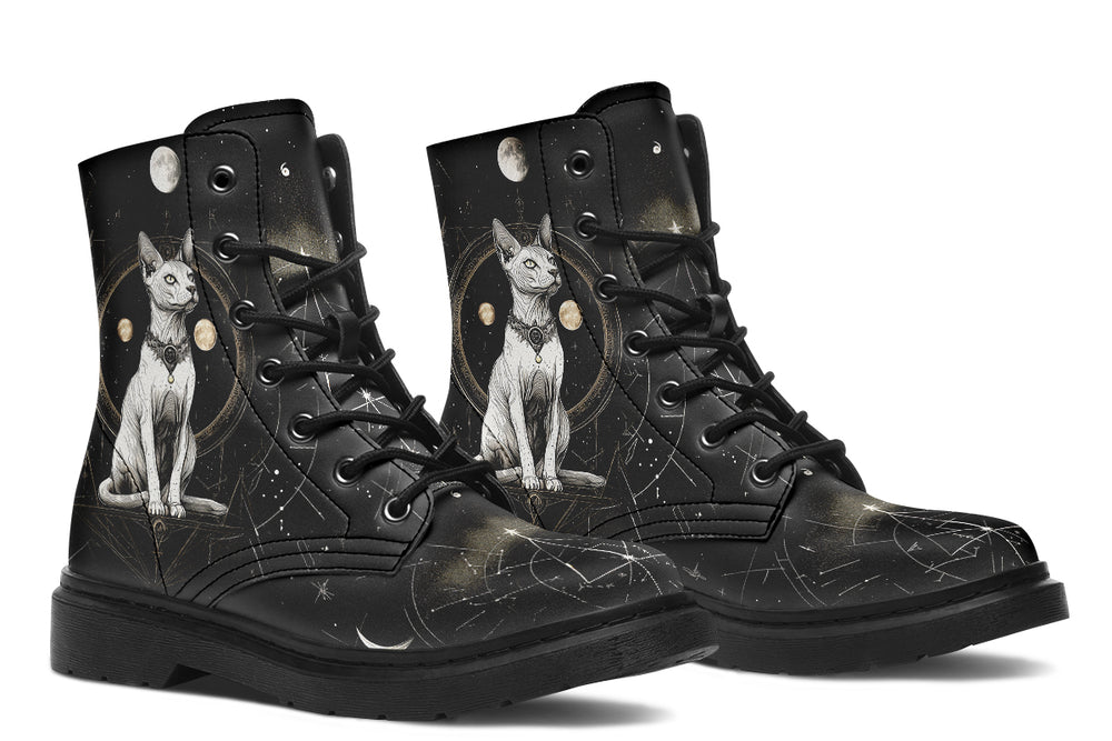 Cosmic Sphynx Cat Boots