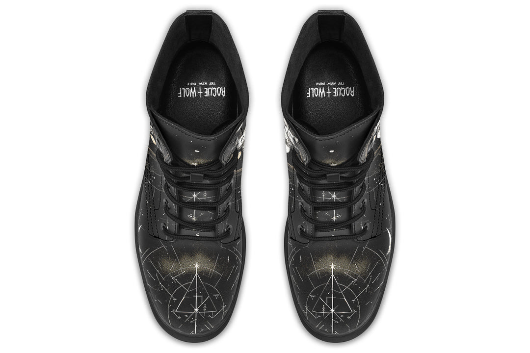 Cosmic Sphynx Cat Boots