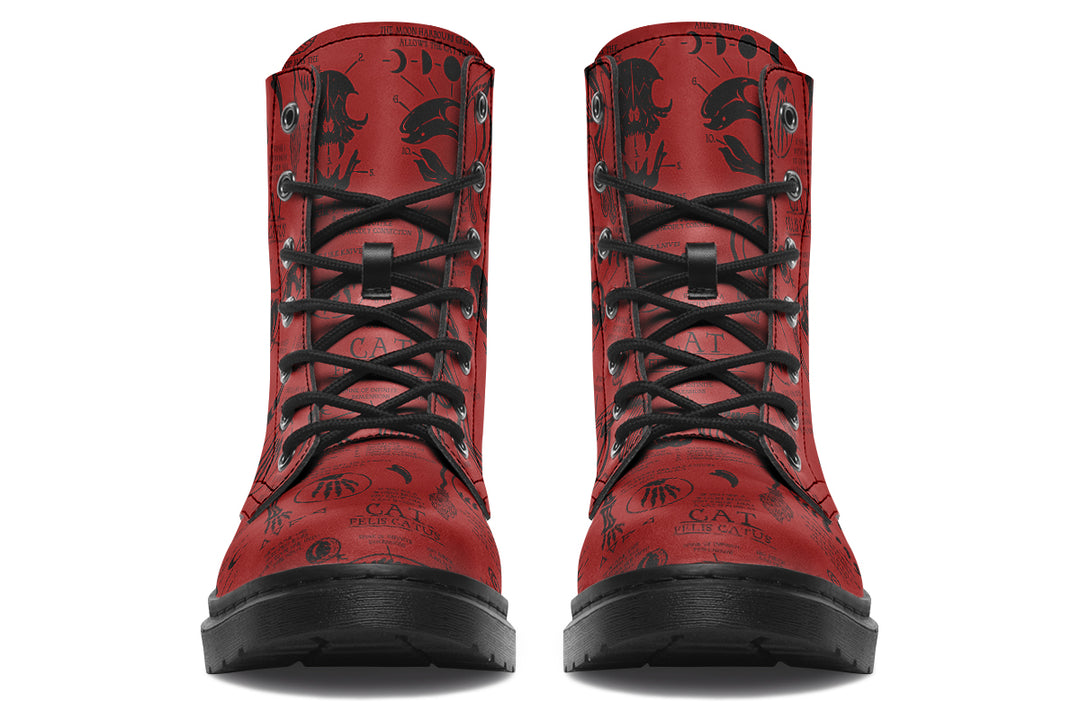 Crimson Cat Study Boots