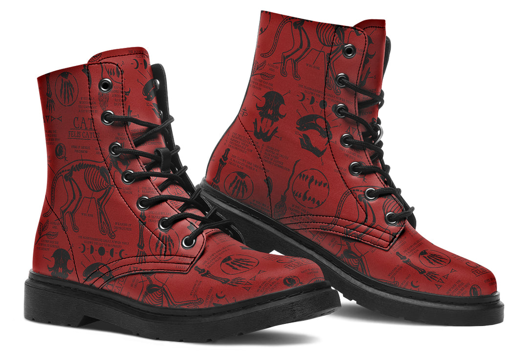 Crimson Cat Study Boots