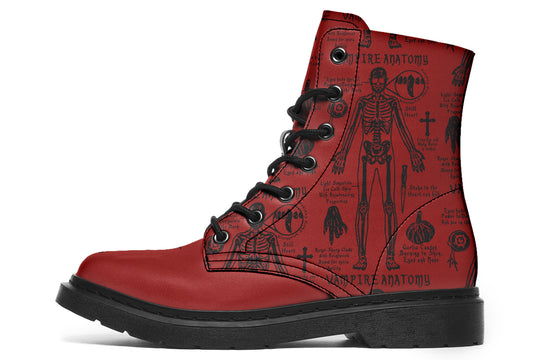 Crimson Vampire Study Boots